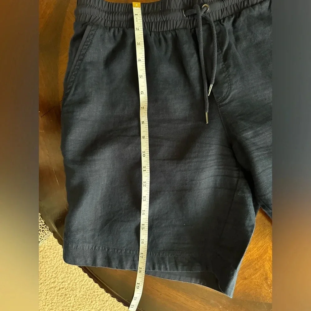 Athleta Navy Blue Drawstring Casual Shorts